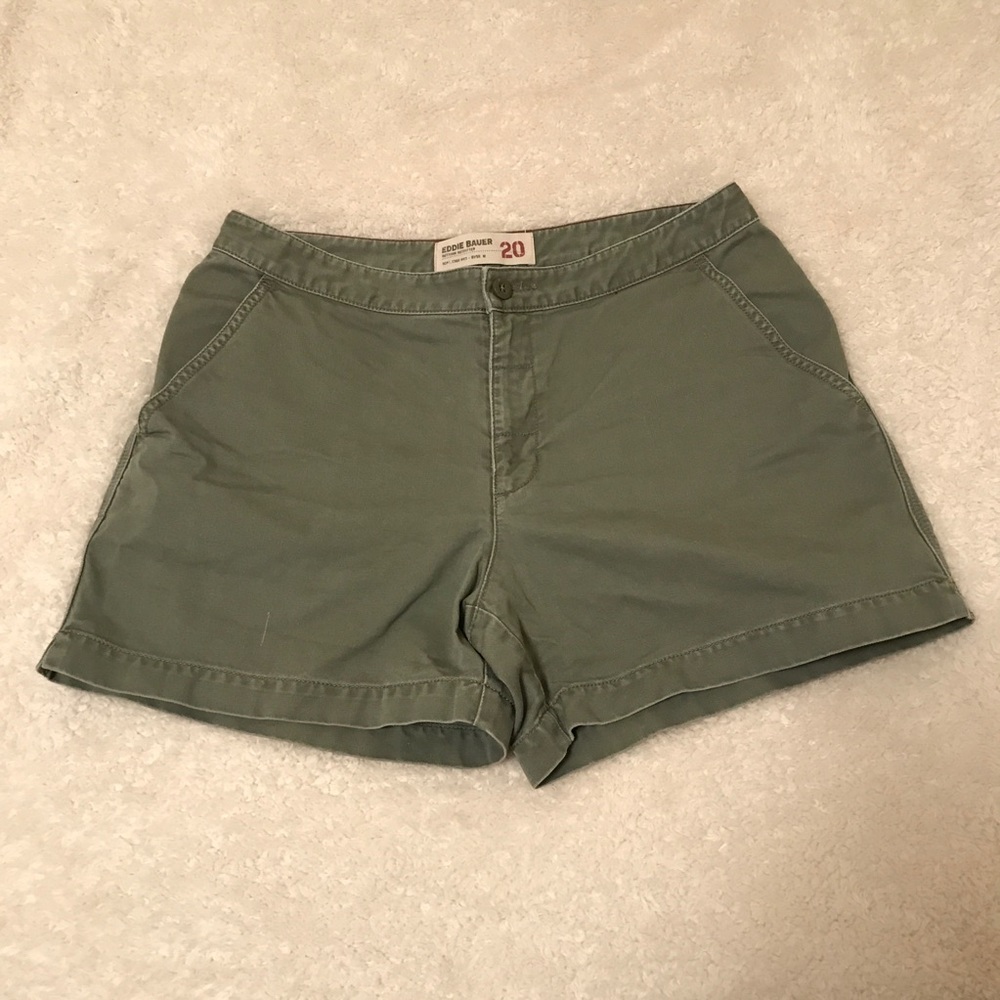 Eddie Bauer Olive Green Shorts Size 8